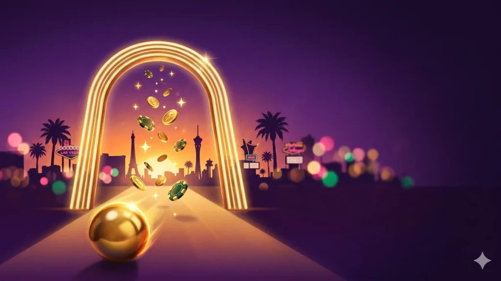 DaVegas üye ol: ışıltılı altın hoşgeldin kapısından Las Vegas'a açılan yol